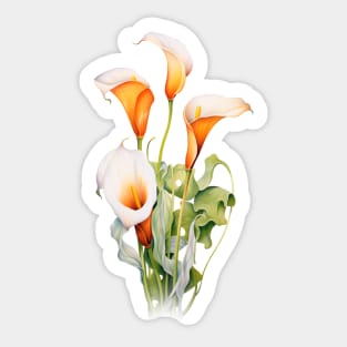 Floral Calla Lilly Sticker